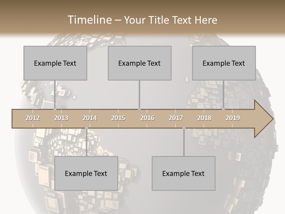 Pacific Continent Globe PowerPoint Template
