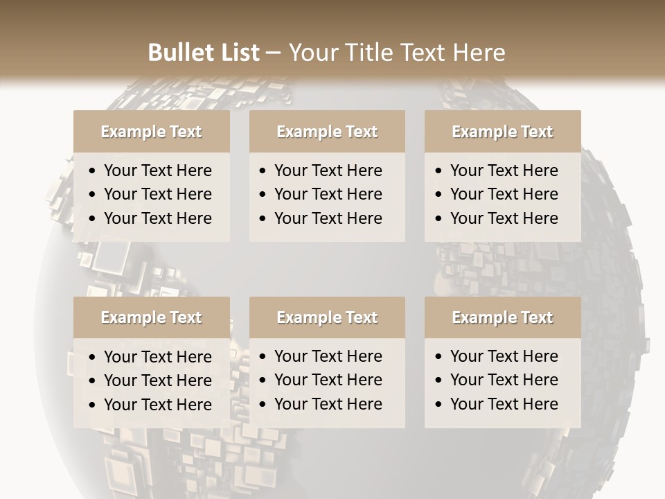 Pacific Continent Globe PowerPoint Template