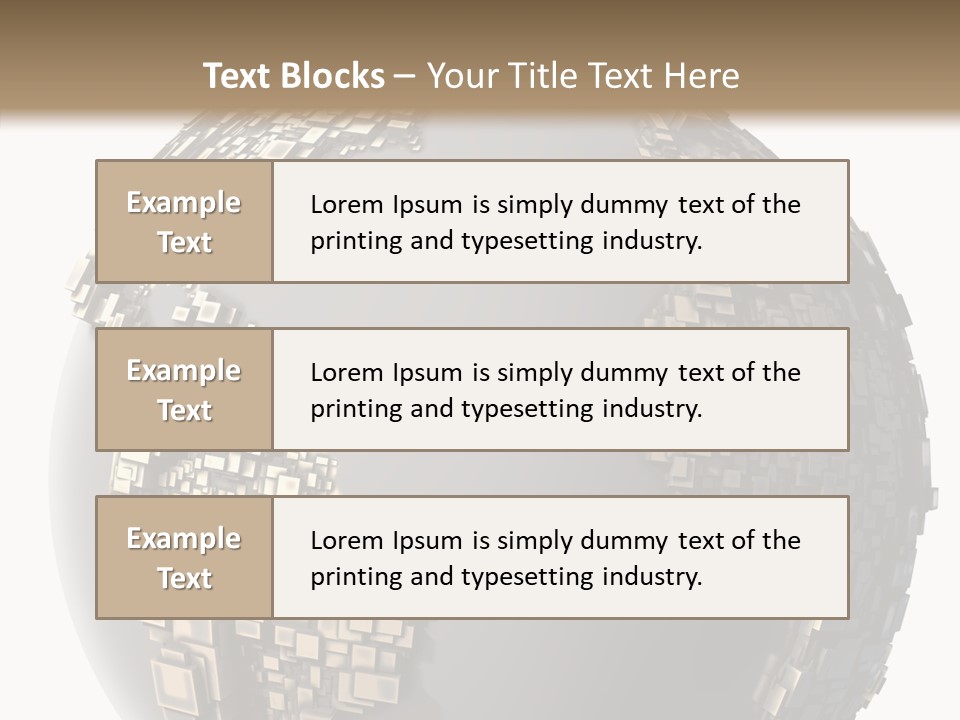 Pacific Continent Globe PowerPoint Template