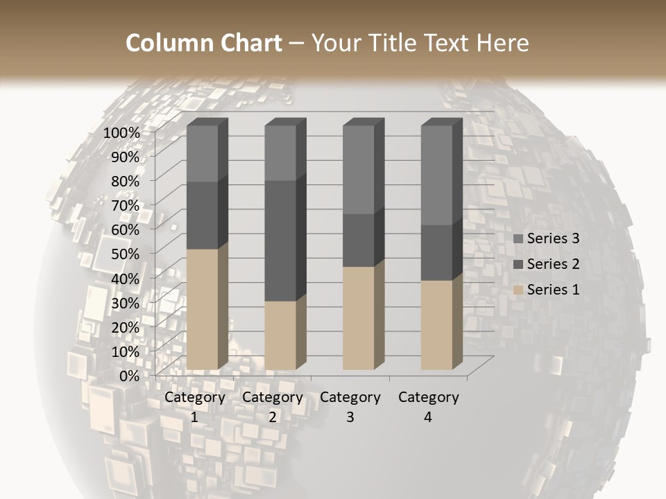 Pacific Continent Globe PowerPoint Template