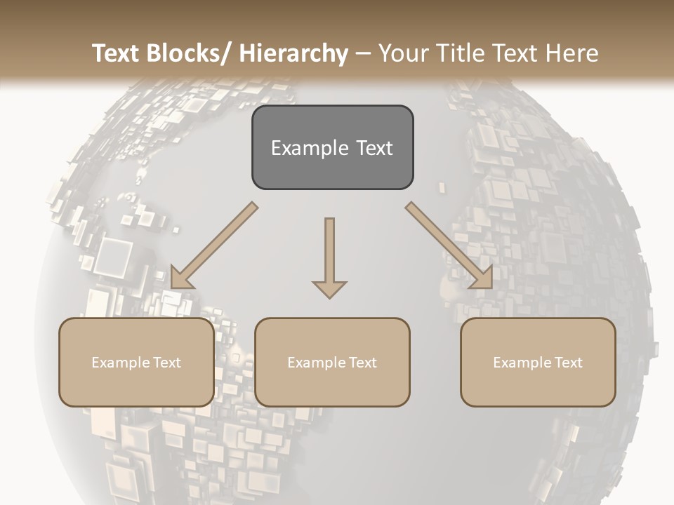 Pacific Continent Globe PowerPoint Template
