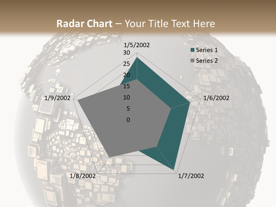 Pacific Continent Globe PowerPoint Template