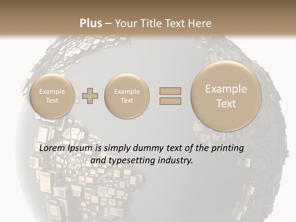 Pacific Continent Globe PowerPoint Template