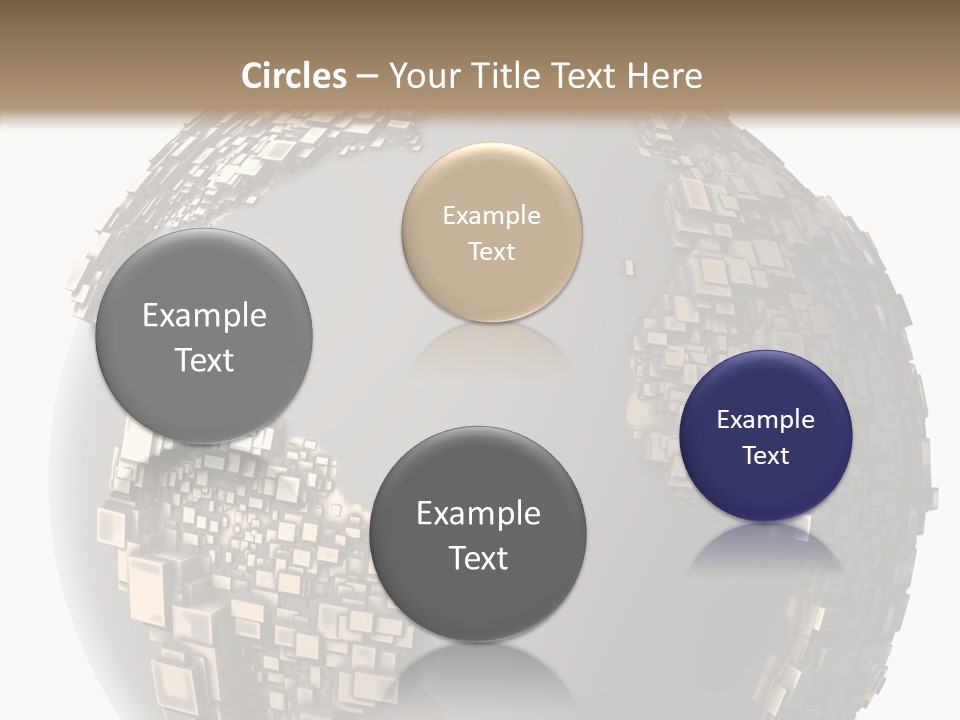 Pacific Continent Globe PowerPoint Template