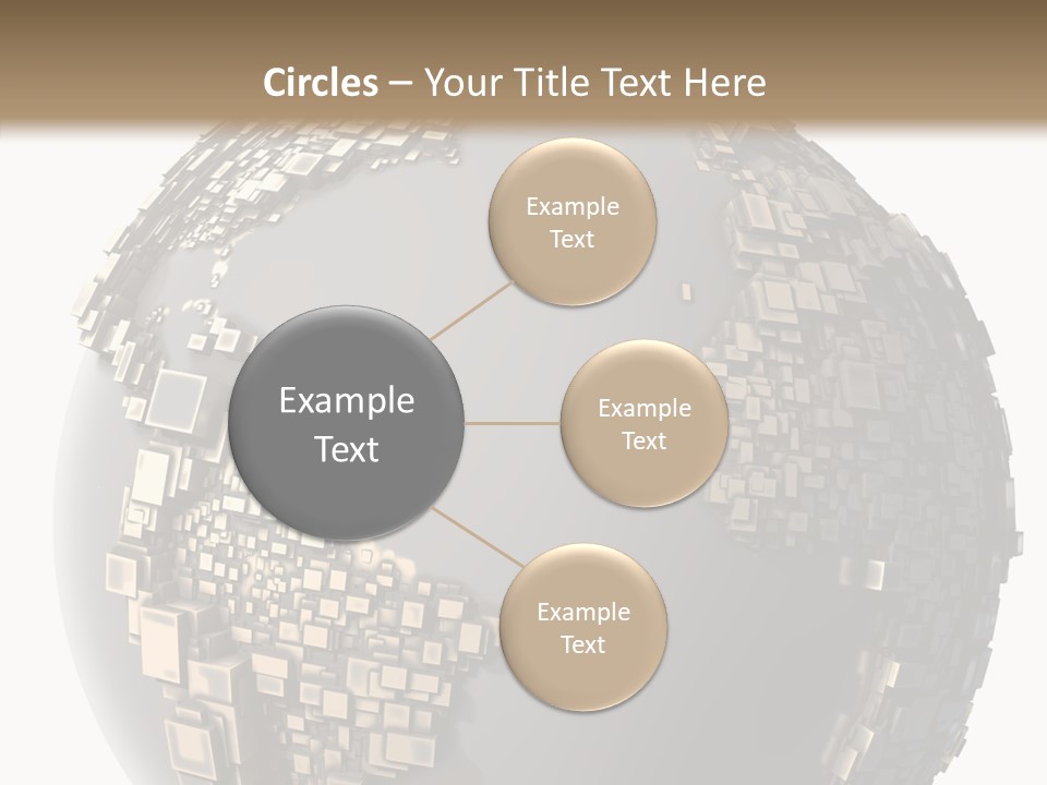 Pacific Continent Globe PowerPoint Template