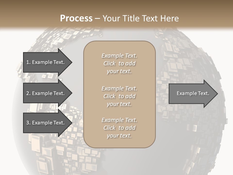 Pacific Continent Globe PowerPoint Template