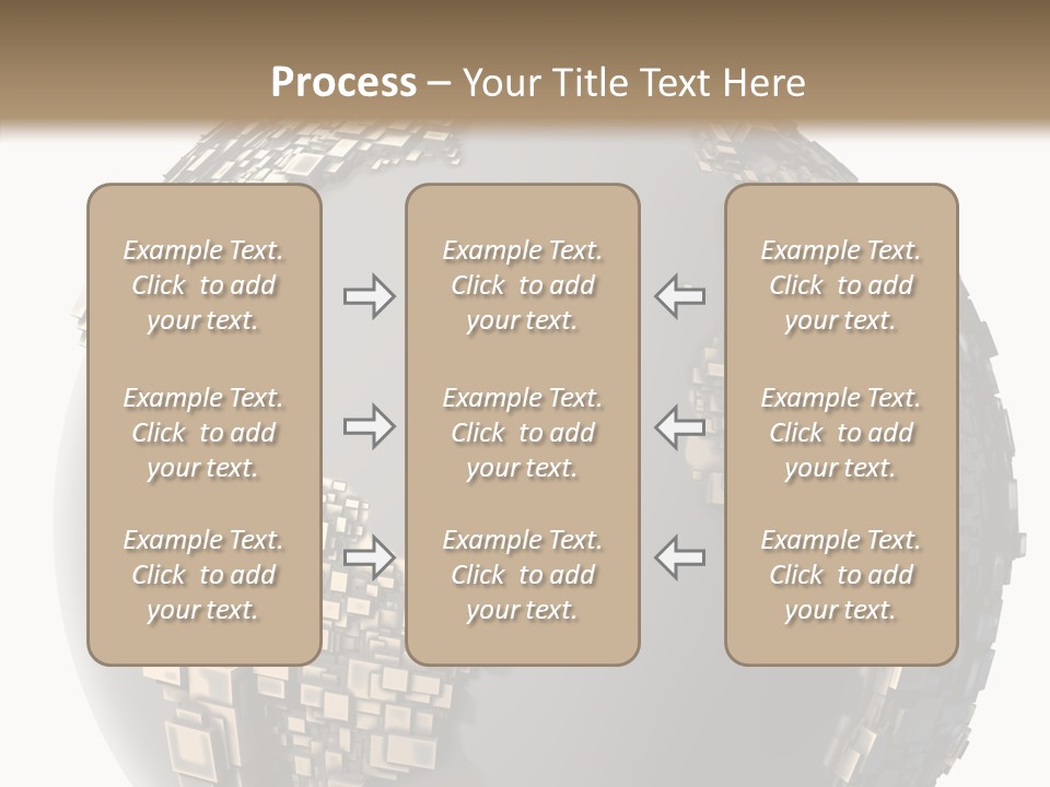 Pacific Continent Globe PowerPoint Template