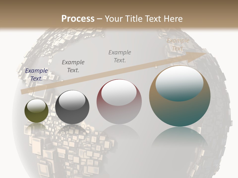 Pacific Continent Globe PowerPoint Template