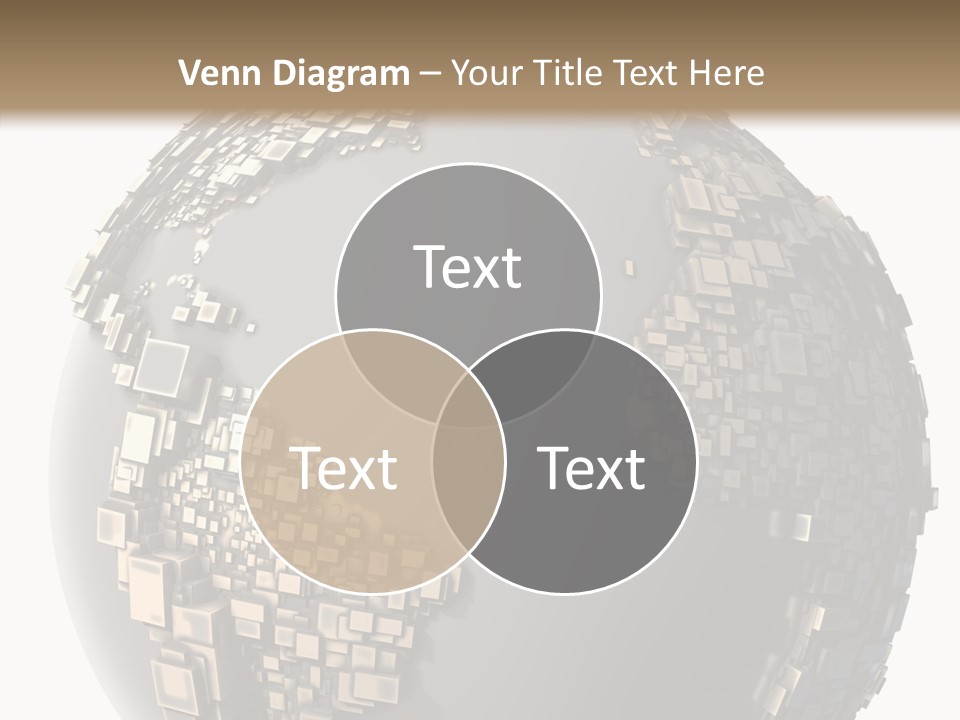Pacific Continent Globe PowerPoint Template