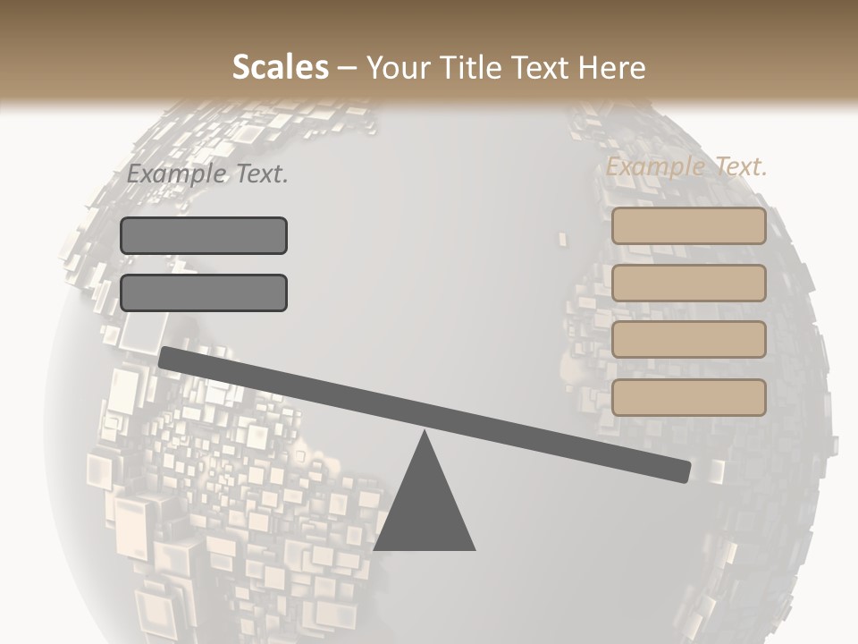 Pacific Continent Globe PowerPoint Template