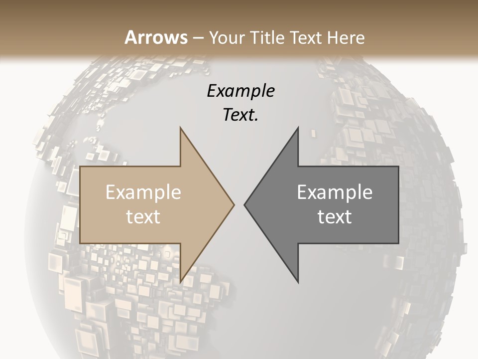 Pacific Continent Globe PowerPoint Template