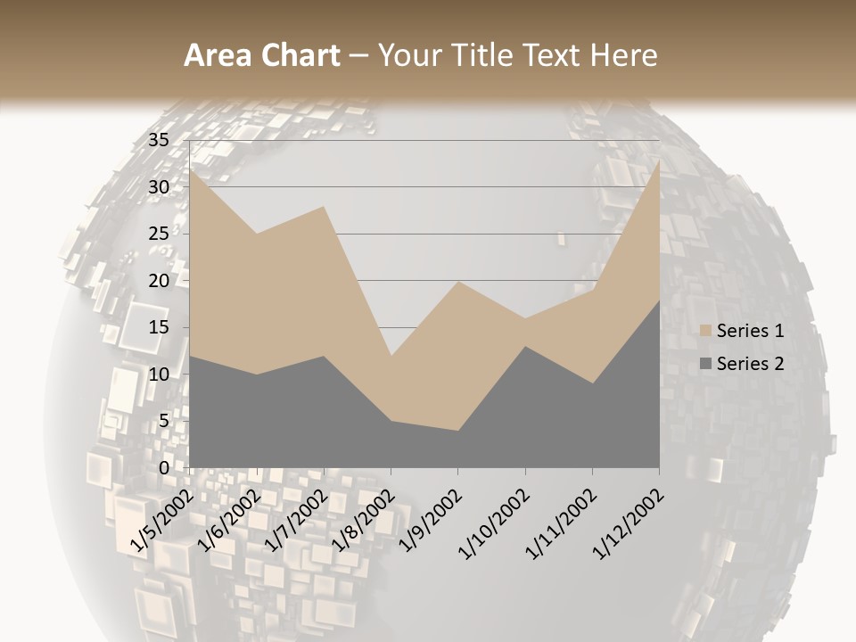 Pacific Continent Globe PowerPoint Template