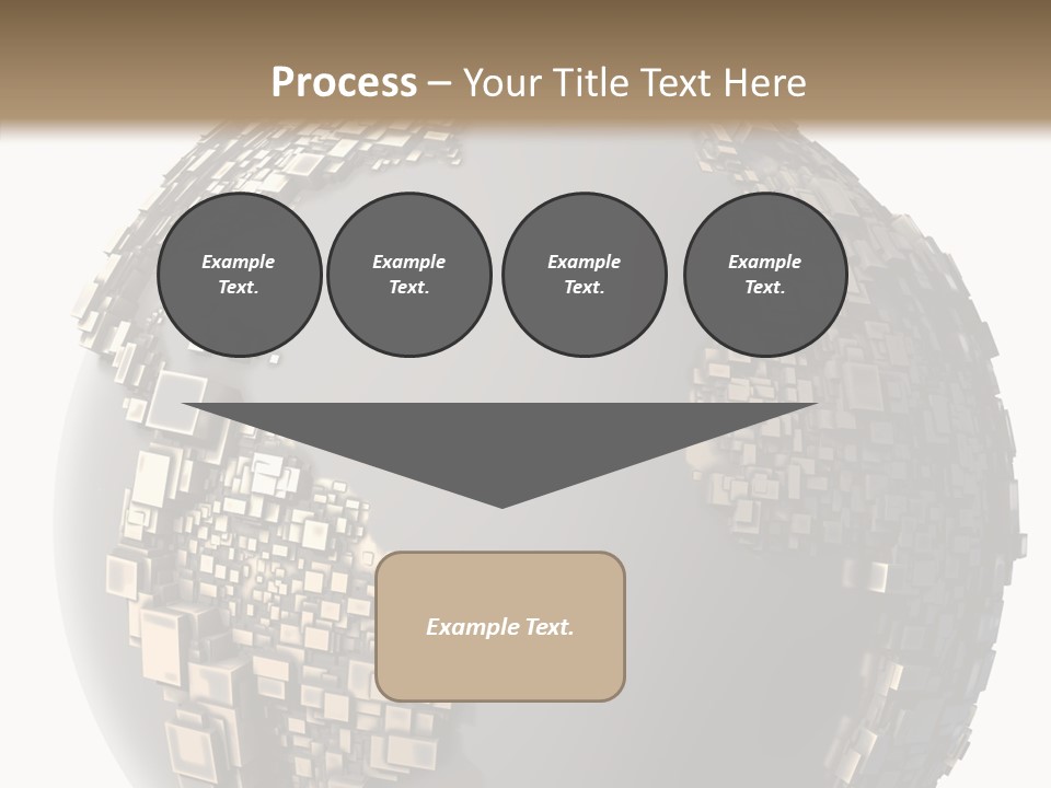 Pacific Continent Globe PowerPoint Template