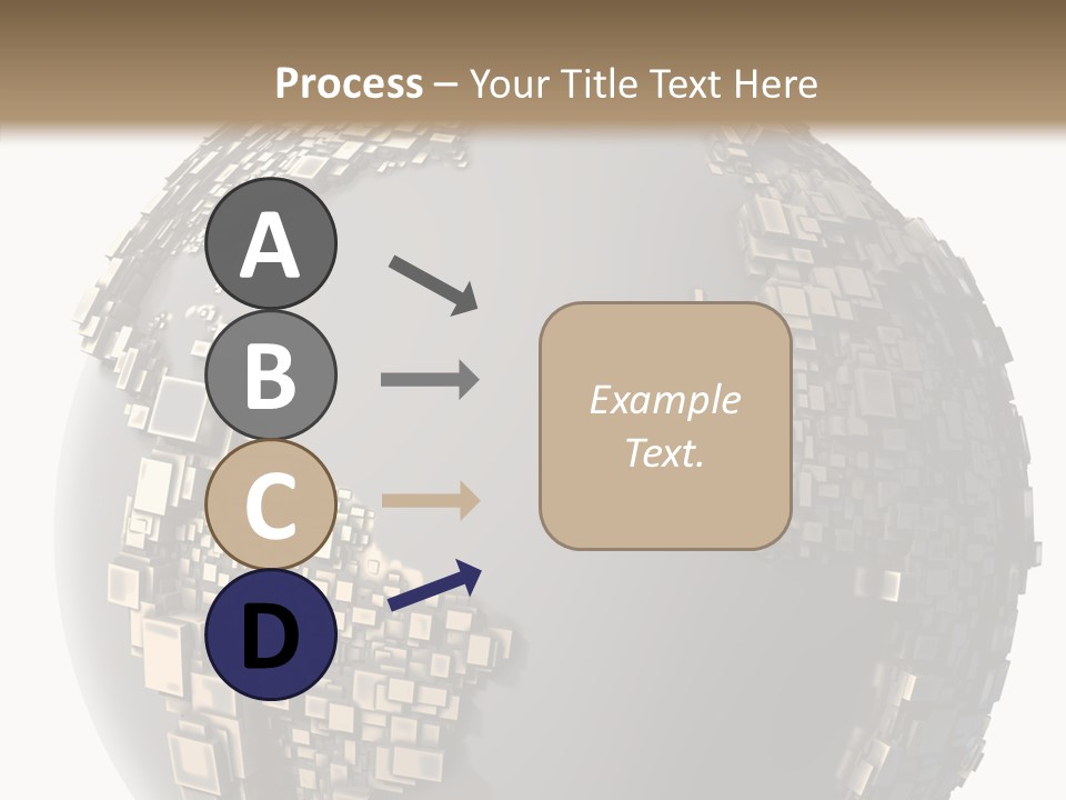 Pacific Continent Globe PowerPoint Template