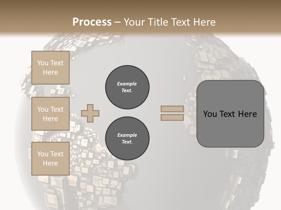 Pacific Continent Globe PowerPoint Template