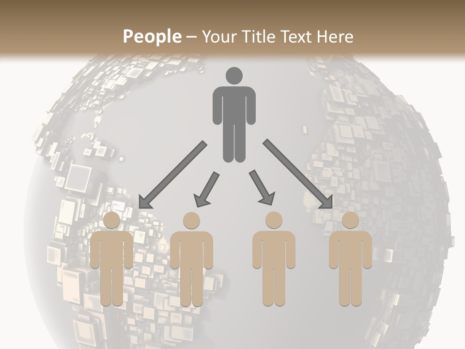 Pacific Continent Globe PowerPoint Template