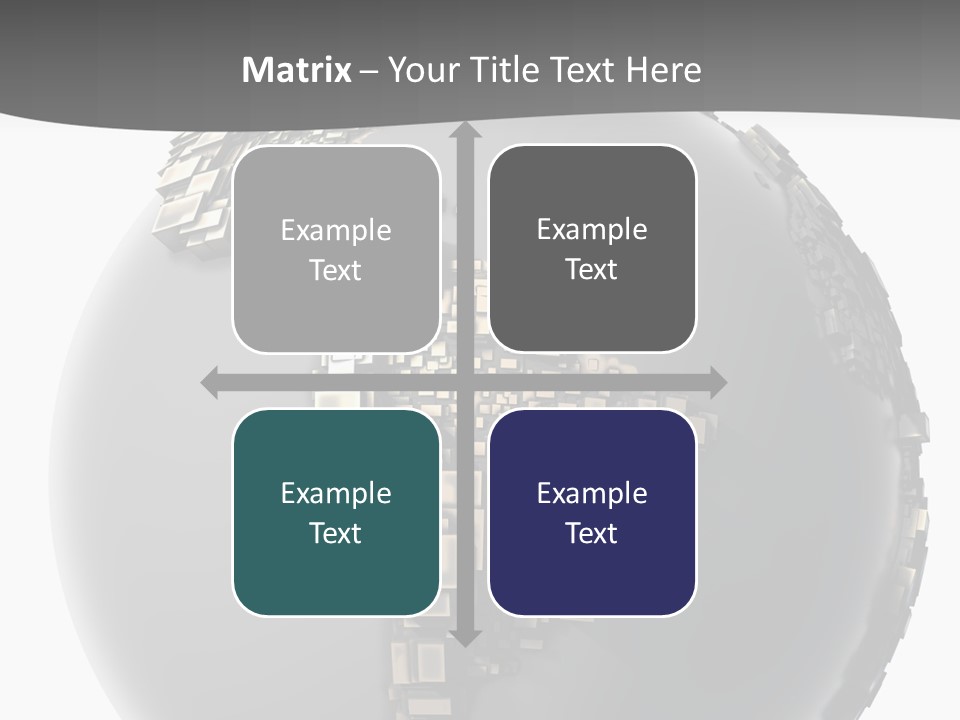 Shape Data Communication PowerPoint Template