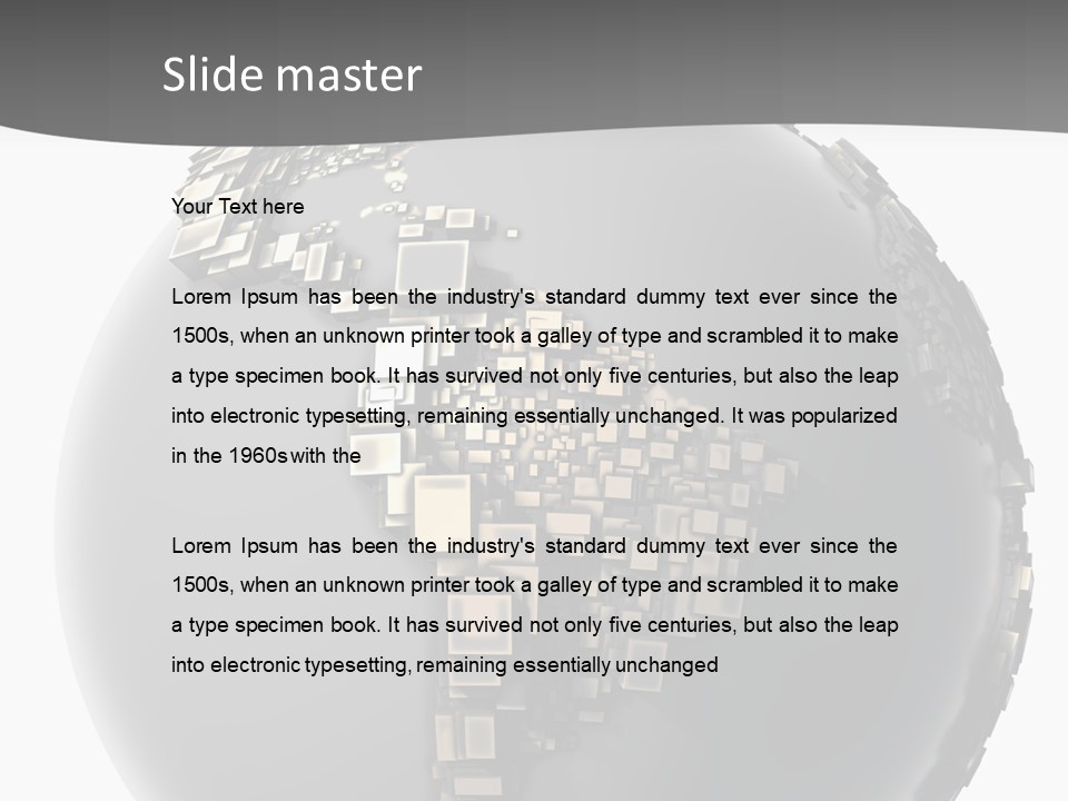 Shape Data Communication PowerPoint Template