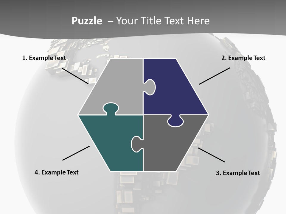 Shape Data Communication PowerPoint Template