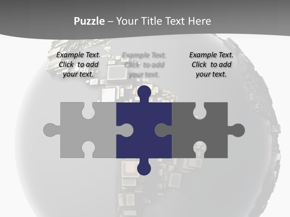 Shape Data Communication PowerPoint Template