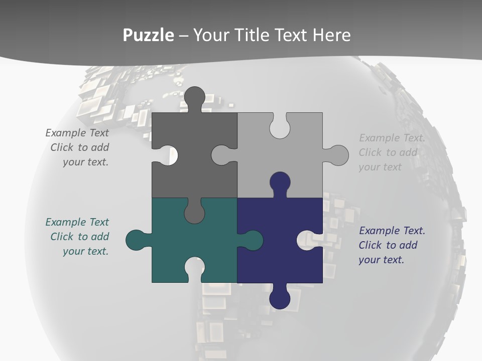 Shape Data Communication PowerPoint Template