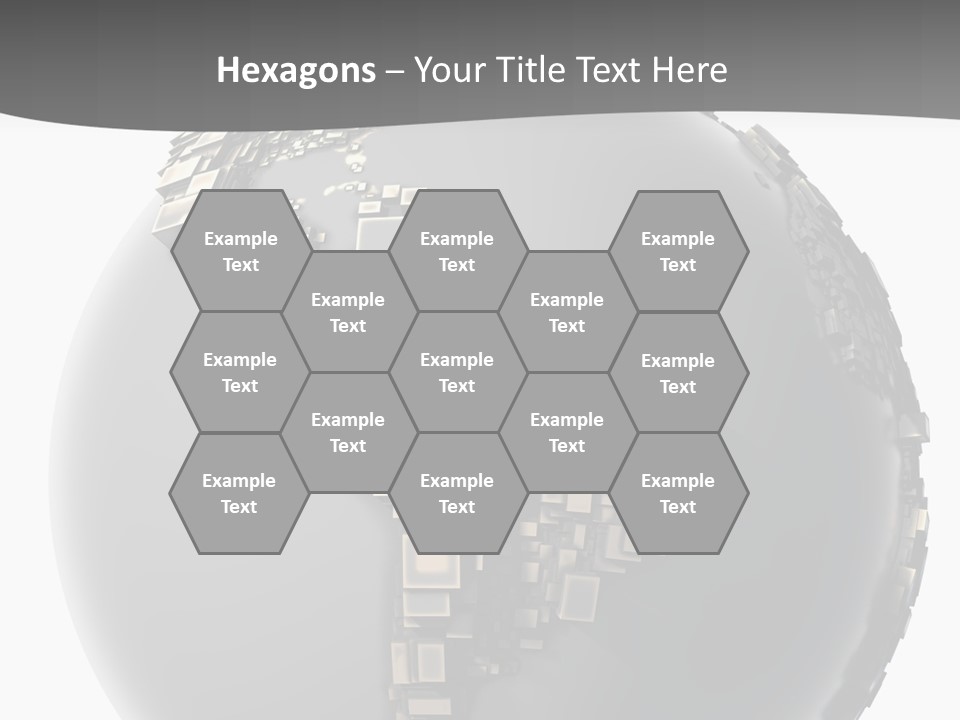 Shape Data Communication PowerPoint Template