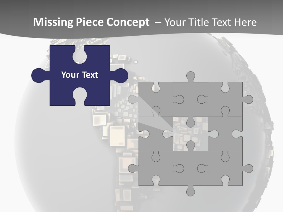 Shape Data Communication PowerPoint Template