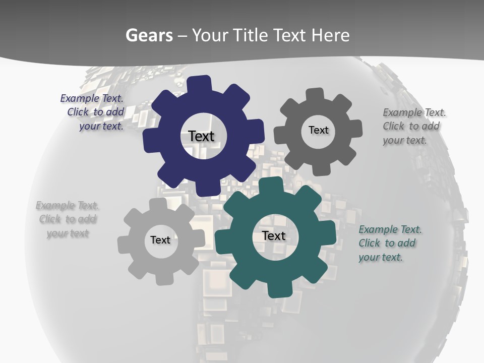 Shape Data Communication PowerPoint Template