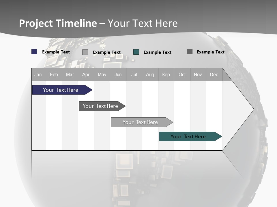 Shape Data Communication PowerPoint Template