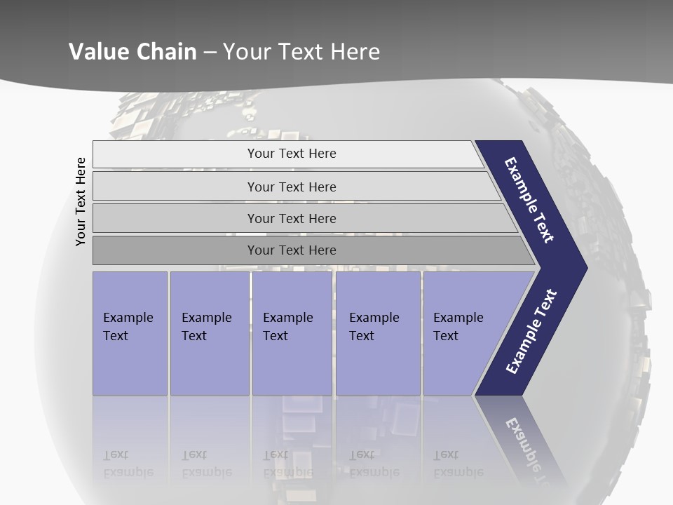 Shape Data Communication PowerPoint Template