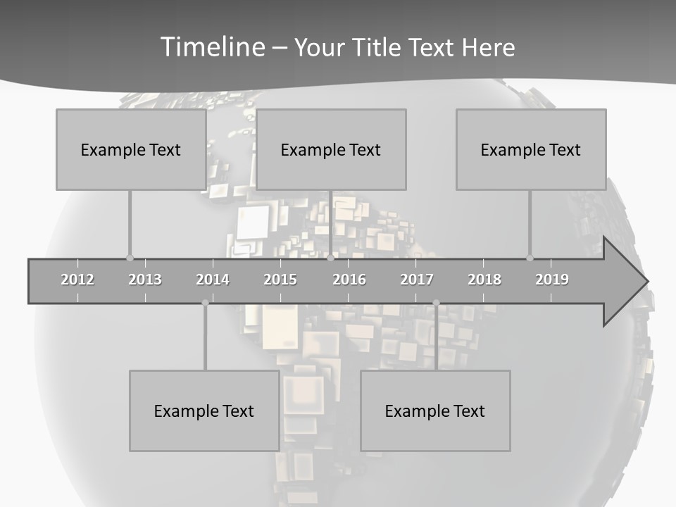 Shape Data Communication PowerPoint Template