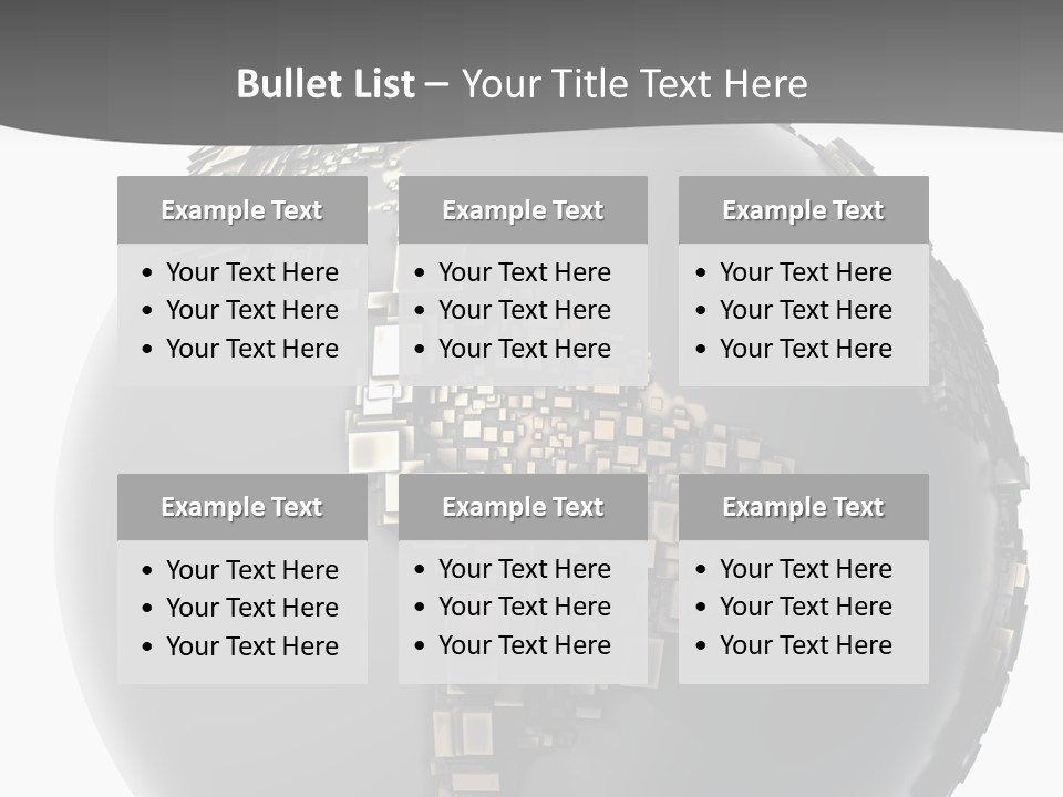 Shape Data Communication PowerPoint Template