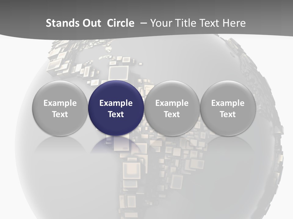 Shape Data Communication PowerPoint Template