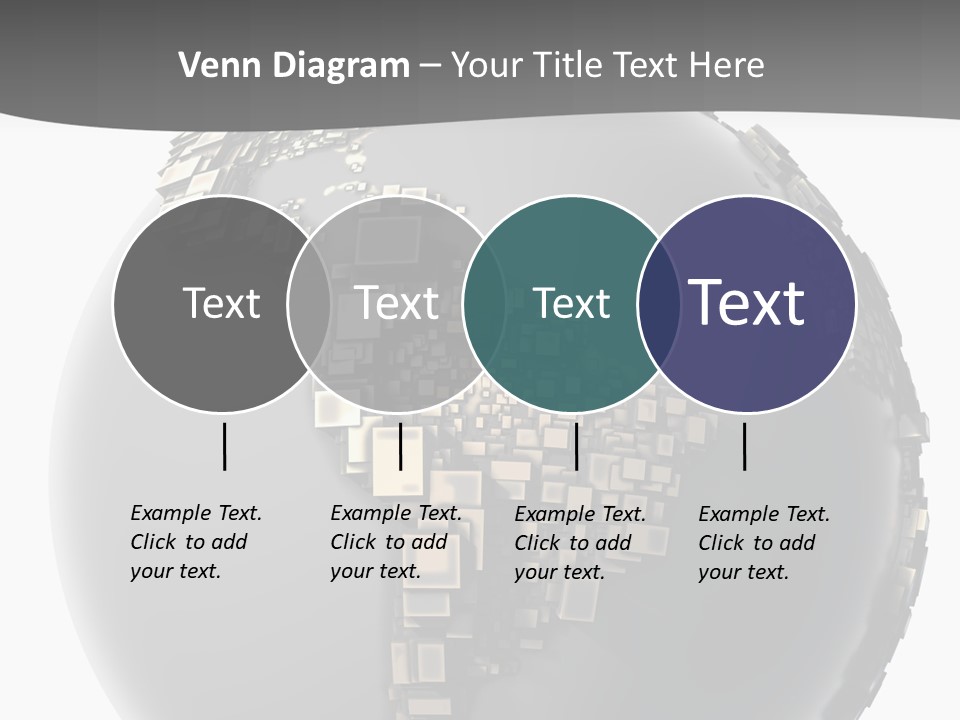 Shape Data Communication PowerPoint Template