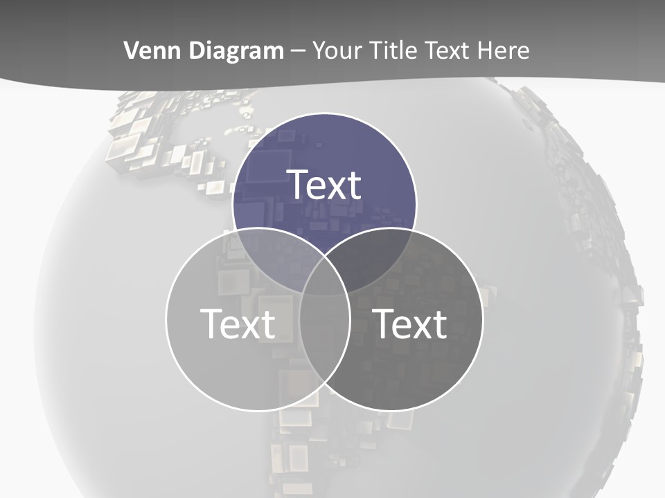 Shape Data Communication PowerPoint Template
