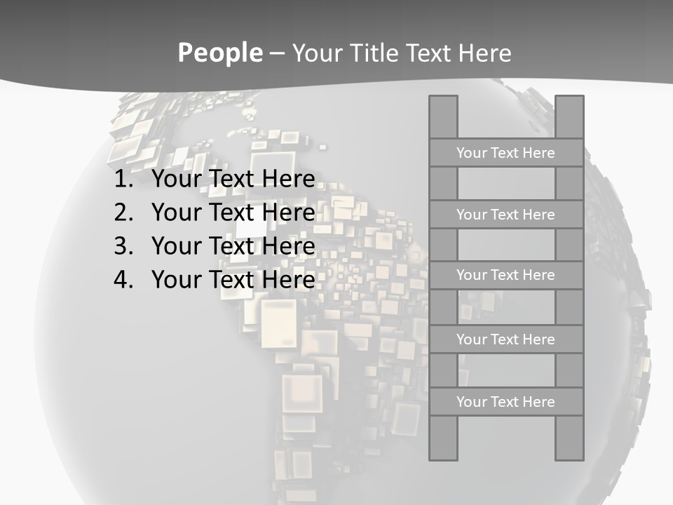 Shape Data Communication PowerPoint Template