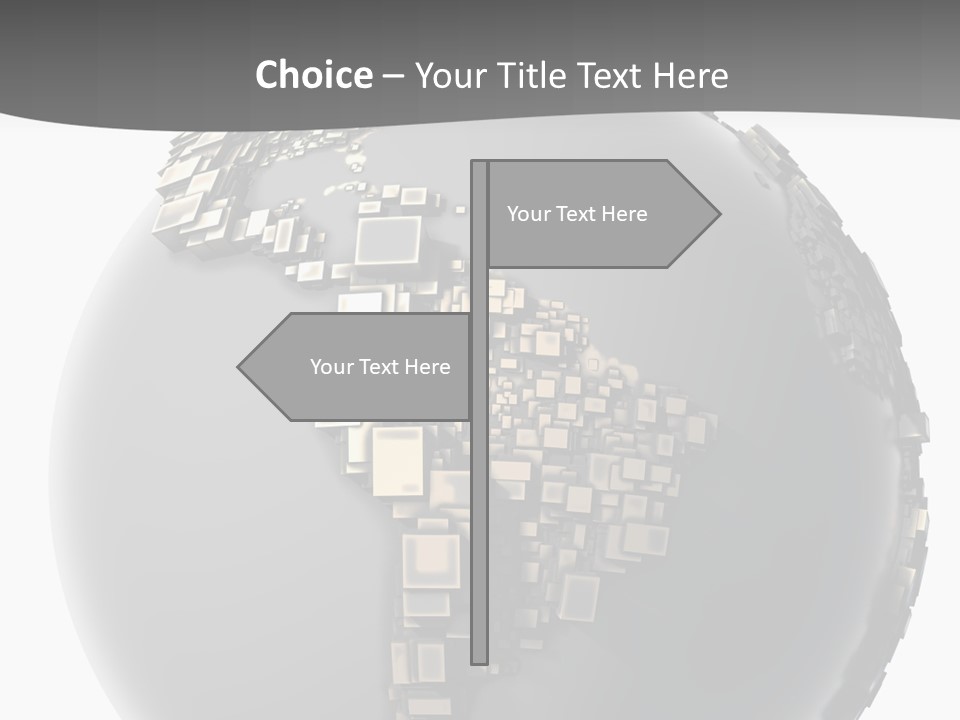 Shape Data Communication PowerPoint Template