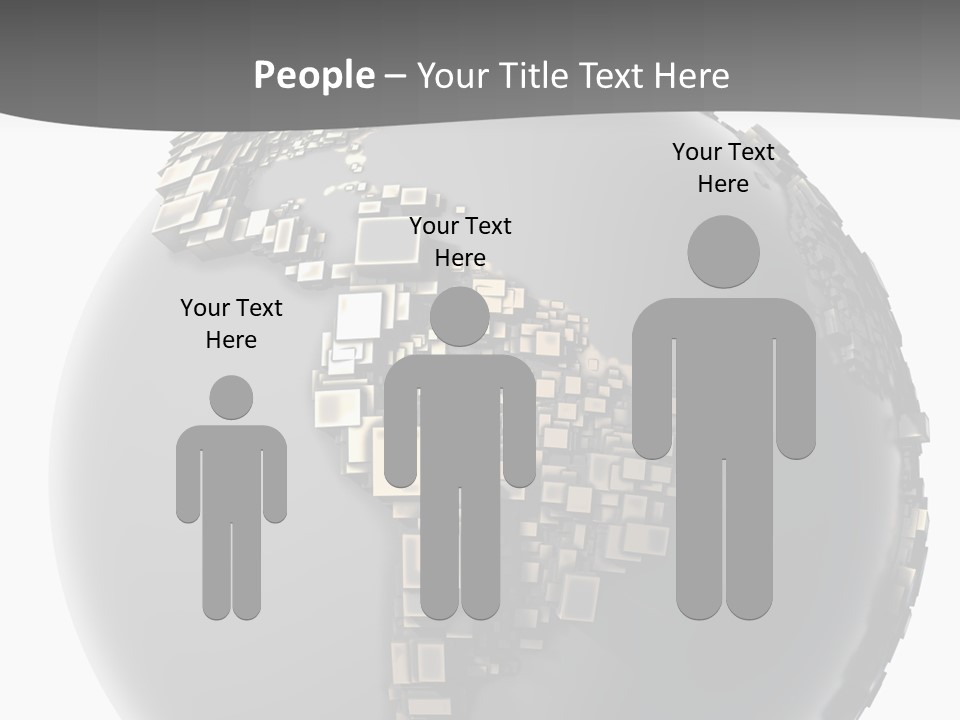 Shape Data Communication PowerPoint Template