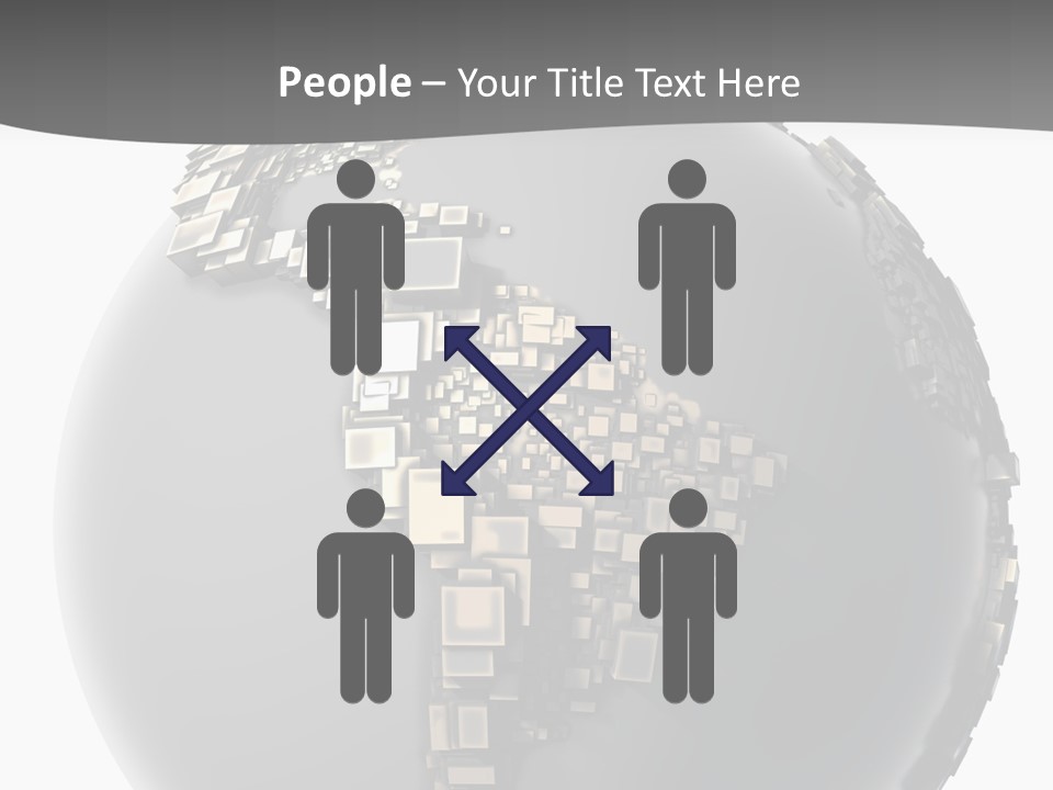 Shape Data Communication PowerPoint Template