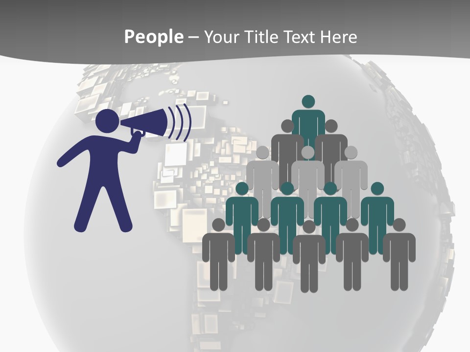 Shape Data Communication PowerPoint Template