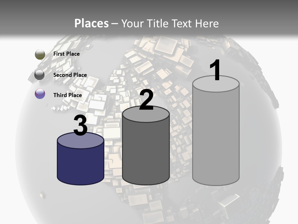 Country Design Grid PowerPoint Template