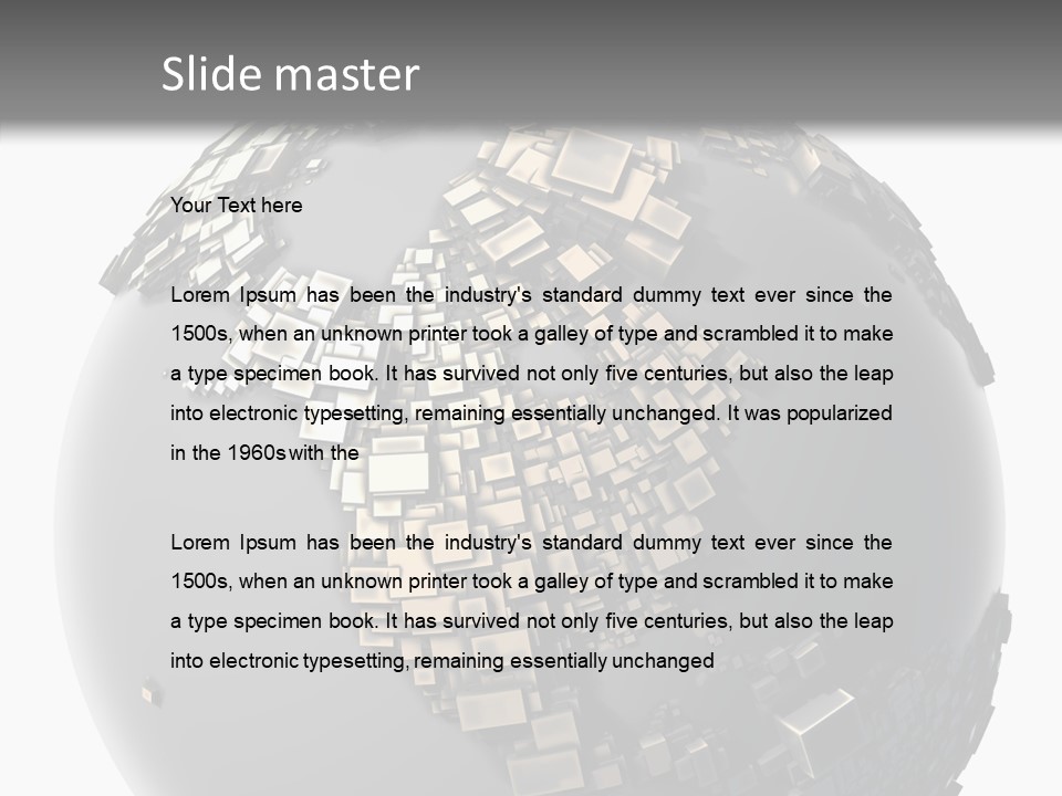 Country Design Grid PowerPoint Template