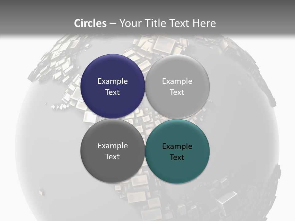 Country Design Grid PowerPoint Template