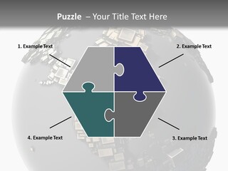 Country Design Grid PowerPoint Template