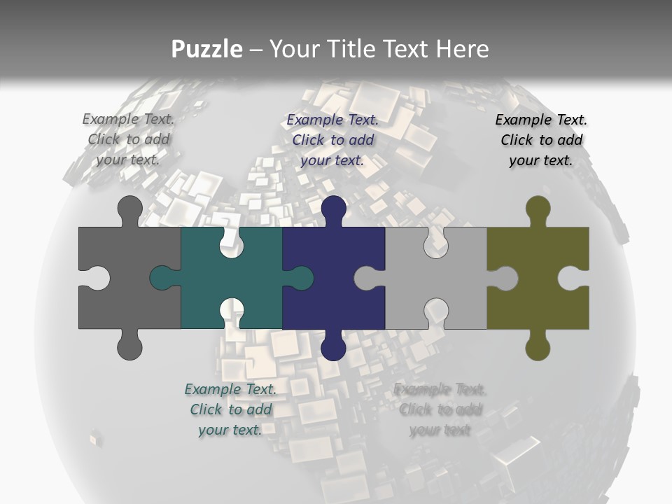 Country Design Grid PowerPoint Template
