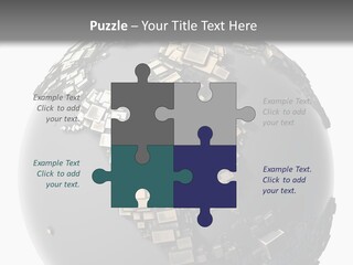 Country Design Grid PowerPoint Template
