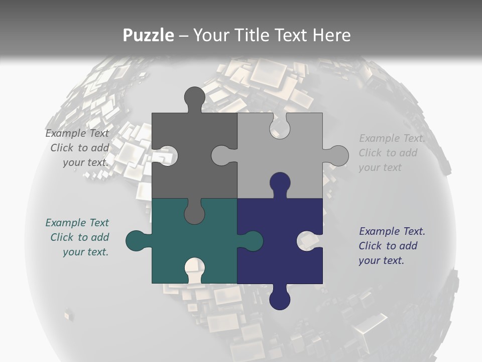 Country Design Grid PowerPoint Template