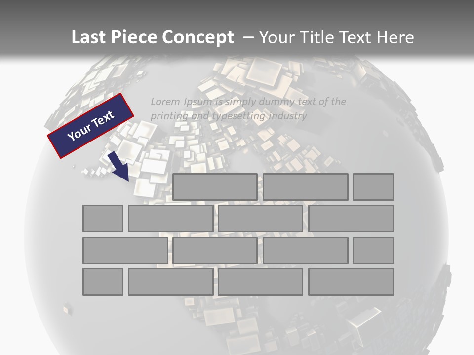Country Design Grid PowerPoint Template