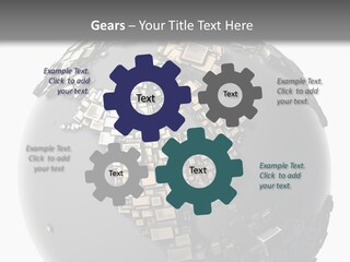 Country Design Grid PowerPoint Template