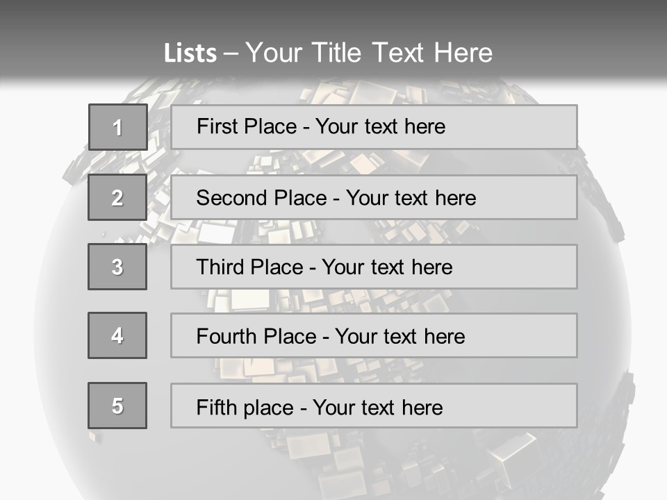 Country Design Grid PowerPoint Template